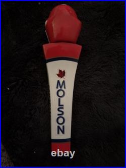 Molson Canadian NHL Goalie Mask Beer Tap Handle Collectible- Rare Bar Tap