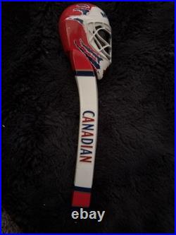 Molson Canadian NHL Goalie Mask Beer Tap Handle Collectible- Rare Bar Tap