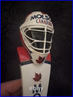 Molson Canadian NHL Goalie Mask Beer Tap Handle Collectible- Rare Bar Tap