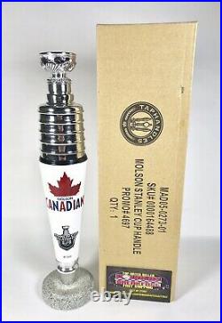 Molson Canadian Stanley Cup NHL Hockey Beer Tap Handle 12 Tall Brand New In Box