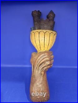 Monty Python's Holy (Ail) Grale Ale Black Sheep Carved Brewery Beer Tap 1999