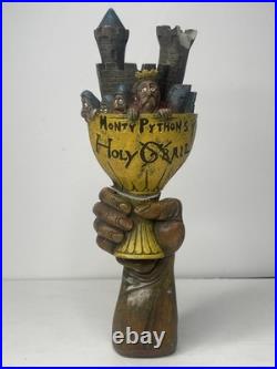 Monty Python's Holy Grail Ale Beer Tap Handle Rare Used Read Description