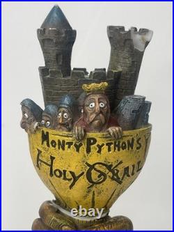 Monty Python's Holy Grail Ale Beer Tap Handle Rare Used Read Description