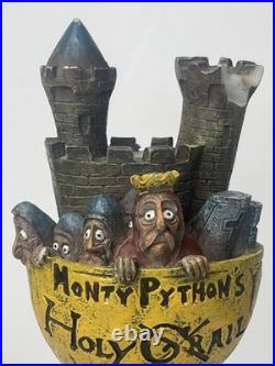 Monty Python's Holy Grail Ale Beer Tap Handle Rare Used Read Description