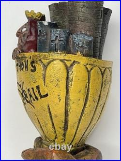 Monty Python's Holy Grail Ale Beer Tap Handle Rare Used Read Description