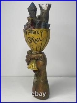 Monty Python's Holy Grail Ale Beer Tap Handle Rare Used Read Description