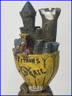 Monty Python's Holy Grail Ale Beer Tap Handle Rare Used Read Description