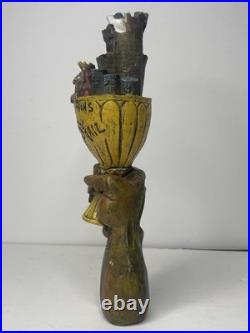 Monty Python's Holy Grail Ale Beer Tap Handle Rare Used Read Description