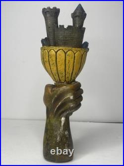 Monty Python's Holy Grail Ale Beer Tap Handle Rare Used Read Description
