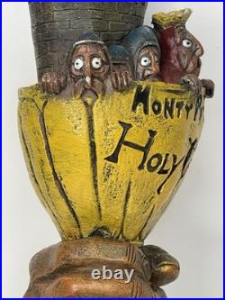 Monty Python's Holy Grail Ale Beer Tap Handle Rare Used Read Description