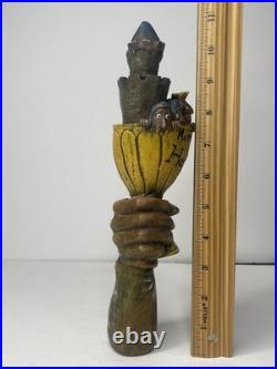 Monty Python's Holy Grail Ale Beer Tap Handle Rare Used Read Description