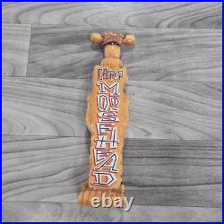 Moose Head totem pole beer tap handle