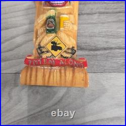 Moose Head totem pole beer tap handle
