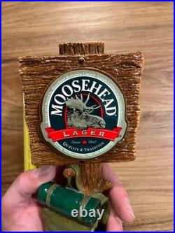 Moosehead Beer Tap Handle Knob Keg Bar Top Kegerator Brewing Lager Backpack