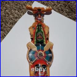 Moosehead brand lager Totem Pole Camp bar Tap Handle New