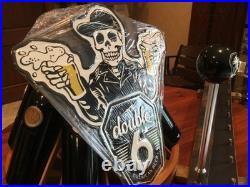 Mother Road Brewing Co-Double 6 Tap Handle Lrg & Enbossed Tin Tacker 15.75x 17