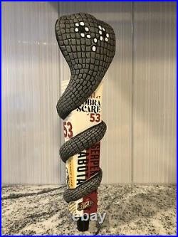 Mother's Brewery Cobra Scare Ozark Pale Ale Snake Animal Rare Beer Tap Handle