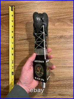 Mothman Beer Tap Handle Knob Draft Bar Top Greenbrier Valley Brewing Black IPA