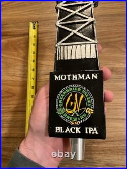 Mothman Beer Tap Handle Knob Draft Bar Top Greenbrier Valley Brewing Black IPA