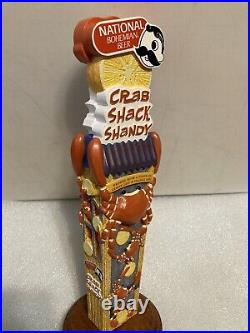 NATIONAL BOHEMIAN CRAB SHACK SHANDY BLUE CLAW CRABS beer tap handle. MARYLAND