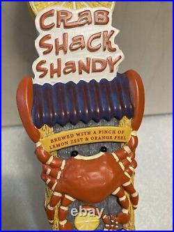 NATIONAL BOHEMIAN CRAB SHACK SHANDY BLUE CLAW CRABS beer tap handle. MARYLAND