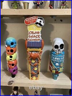 NATIONAL BOHEMIAN CRAB SHACK SHANDY BLUE CLAW CRABS beer tap handle. MARYLAND