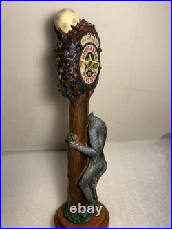 NEWCASTLE WEREWOLF BLOOD RED ALE WEREWOLF draft beer tap handle. ENGLAND