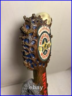 NEWCASTLE WEREWOLF BLOOD RED ALE WEREWOLF draft beer tap handle. ENGLAND