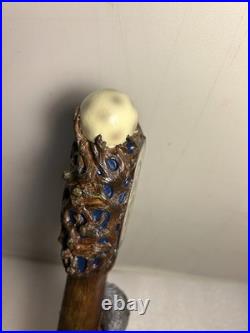 NEWCASTLE WEREWOLF BLOOD RED ALE WEREWOLF draft beer tap handle. ENGLAND