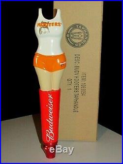 NEW Budweiser Hooters Sexy Girl Uniform Beer Tap Handle Bar Kegerator Lot