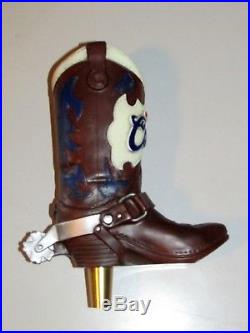 NEW Coors Original Cowboy Boot Beer Tap Handle with Spur Light Bar Man Cave