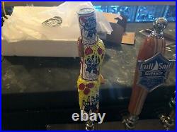 NEW IN BOX Pabst Beer Artist Series Pizza Stacked PBR Cans Tap Handle NIB