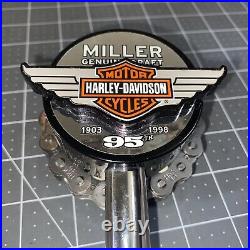 NEW MGD Miller Genuine Draft Harley Davidson Beer Tap Pull Handle FREE SHIPPING