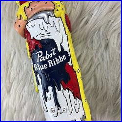 NEW Pabst Blue Ribbon Artist Series Melting Pizza Beer Tap Handle