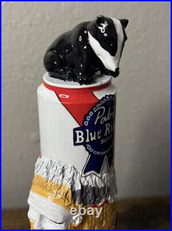 NEW Pabst Blue Ribbon Beer PBR Tap Handle King Mountain Viking Badger Skunk