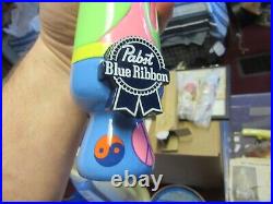 (NEW) Pabst Blue Ribbon Beer Tap Handle PBR Man Cave Rec Room Bar