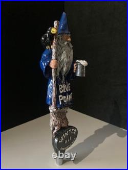 NEW RARE Blue Point Winter Ale Wizard Tall Craft Beer Tap Handle Bar Kegerator