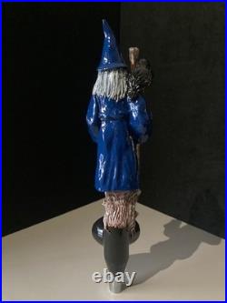 NEW RARE Blue Point Winter Ale Wizard Tall Craft Beer Tap Handle Bar Kegerator