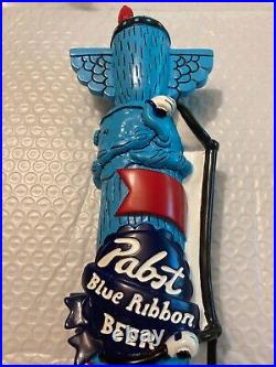 NEW Rare Pabst Blue Ribbon Artist Series Beer Tap Handle Totem Pole