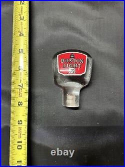 NEW Rare Vintage Antique Boston Light Ale Acrylic Lucite Beer Tap Handle Knob