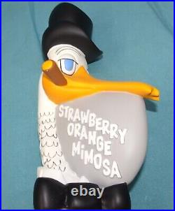 NEW == South Beach Pelican Strawberry Orange Mimosa 12.5 Draft Beer Tap Handle