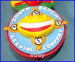 NEW == South Beach Pelican Strawberry Orange Mimosa 12.5 Draft Beer Tap Handle