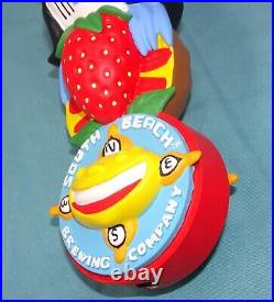 NEW == South Beach Pelican Strawberry Orange Mimosa 12.5 Draft Beer Tap Handle