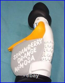 NEW == South Beach Pelican Strawberry Orange Mimosa 12.5 Draft Beer Tap Handle