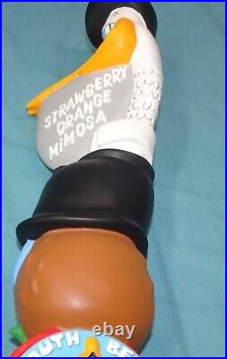 NEW == South Beach Pelican Strawberry Orange Mimosa 12.5 Draft Beer Tap Handle