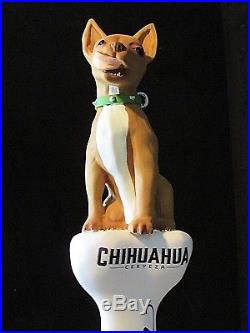 NEW rare Chihuahua Limon Dog beer tap handle Bar Kegerator pull Craft Lot MINT