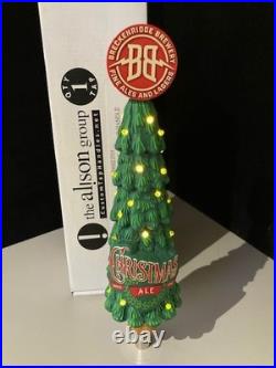 NIB Breckenridge Christmas Ale Motion Light Up Beer Tap Handle Bar Kegerator