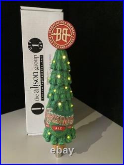 NIB Breckenridge Christmas Ale Motion Light Up Beer Tap Handle Bar Kegerator