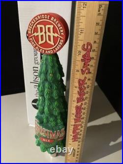 NIB Breckenridge Christmas Ale Motion Light Up Beer Tap Handle Bar Kegerator