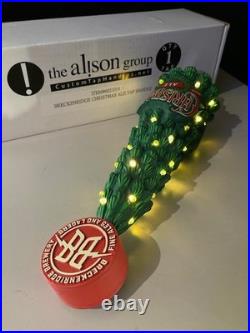 NIB Breckenridge Christmas Ale Motion Light Up Beer Tap Handle Bar Kegerator